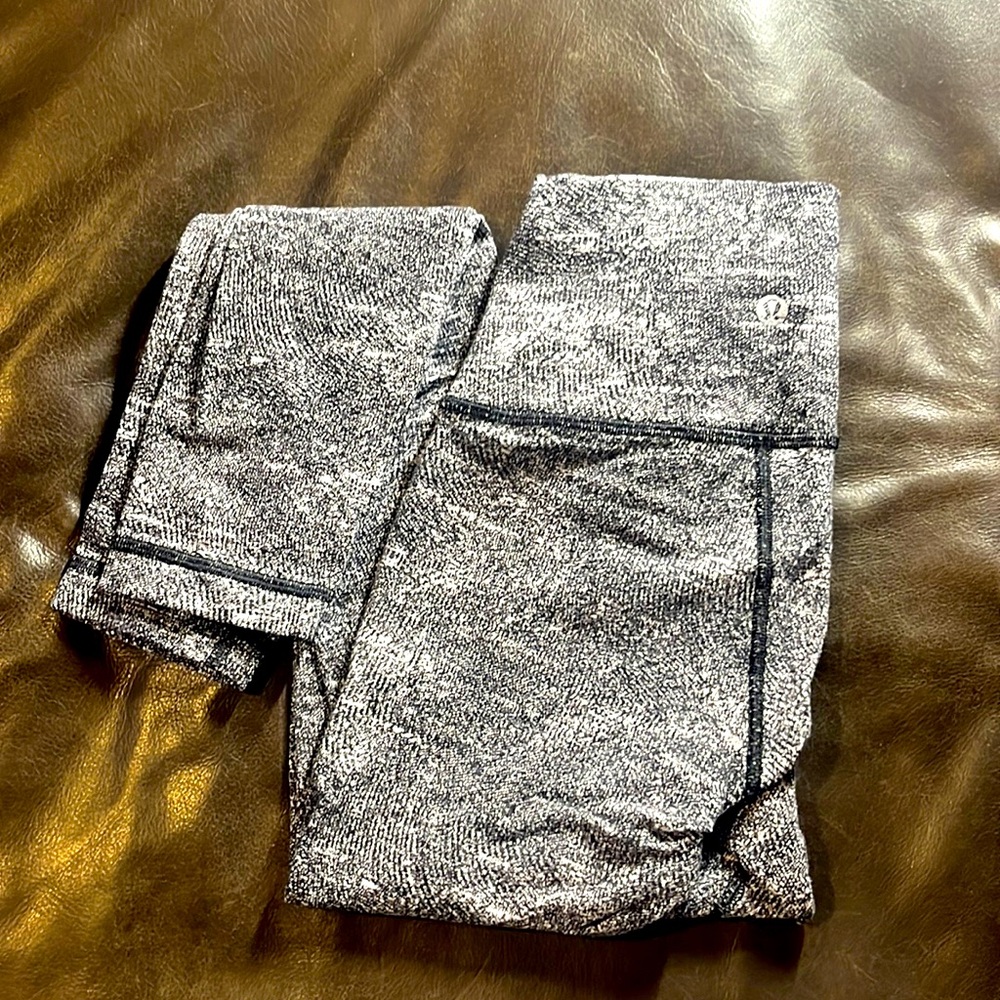 Lululemon Marble Black Leggings